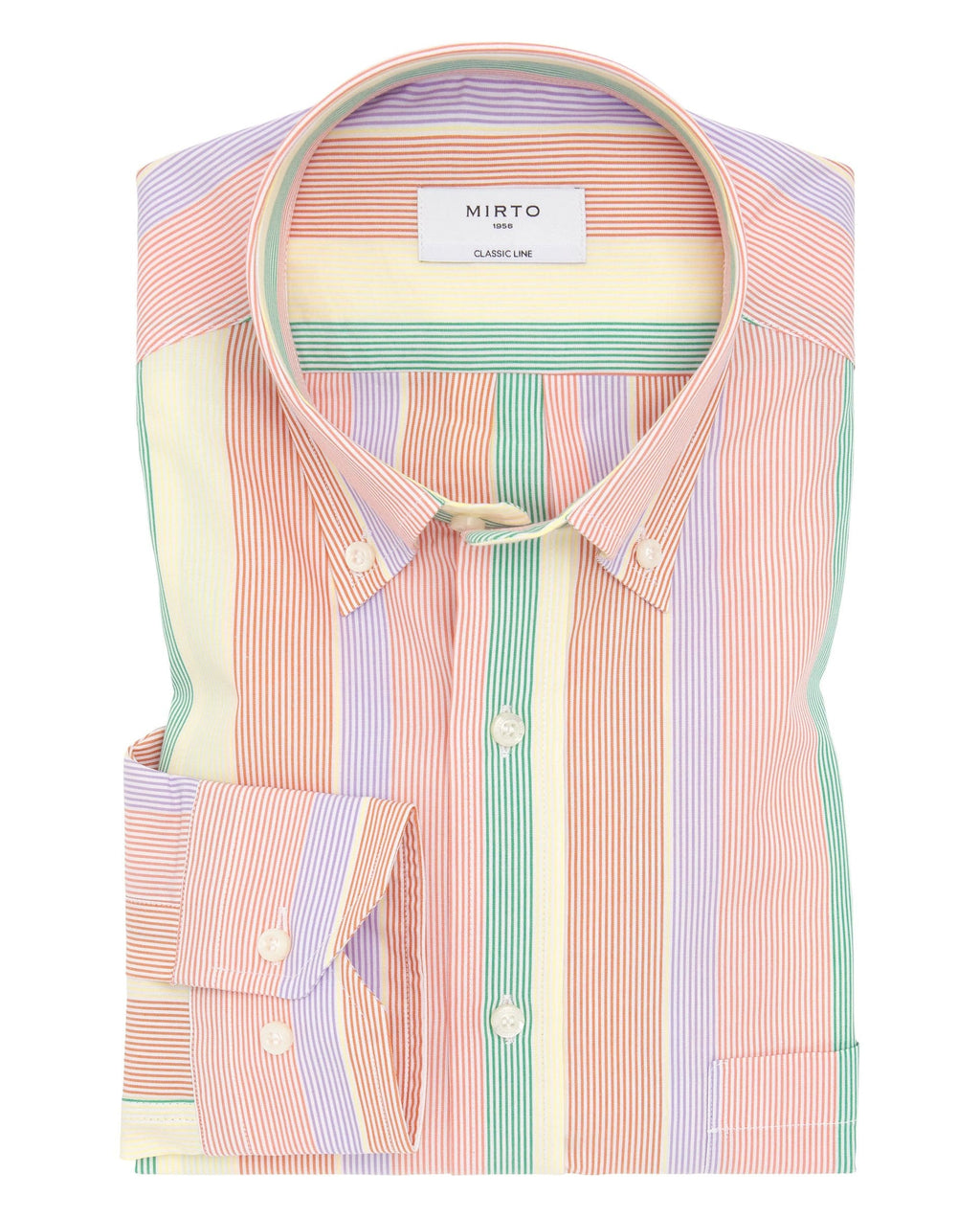 Camisa Mirto Mangas Largas Rayas Para Caballeros by Mirto