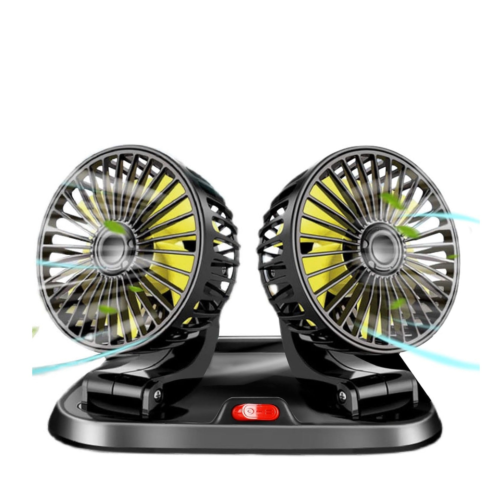 Abanico 2 En 1 Para Carro 12V 360°