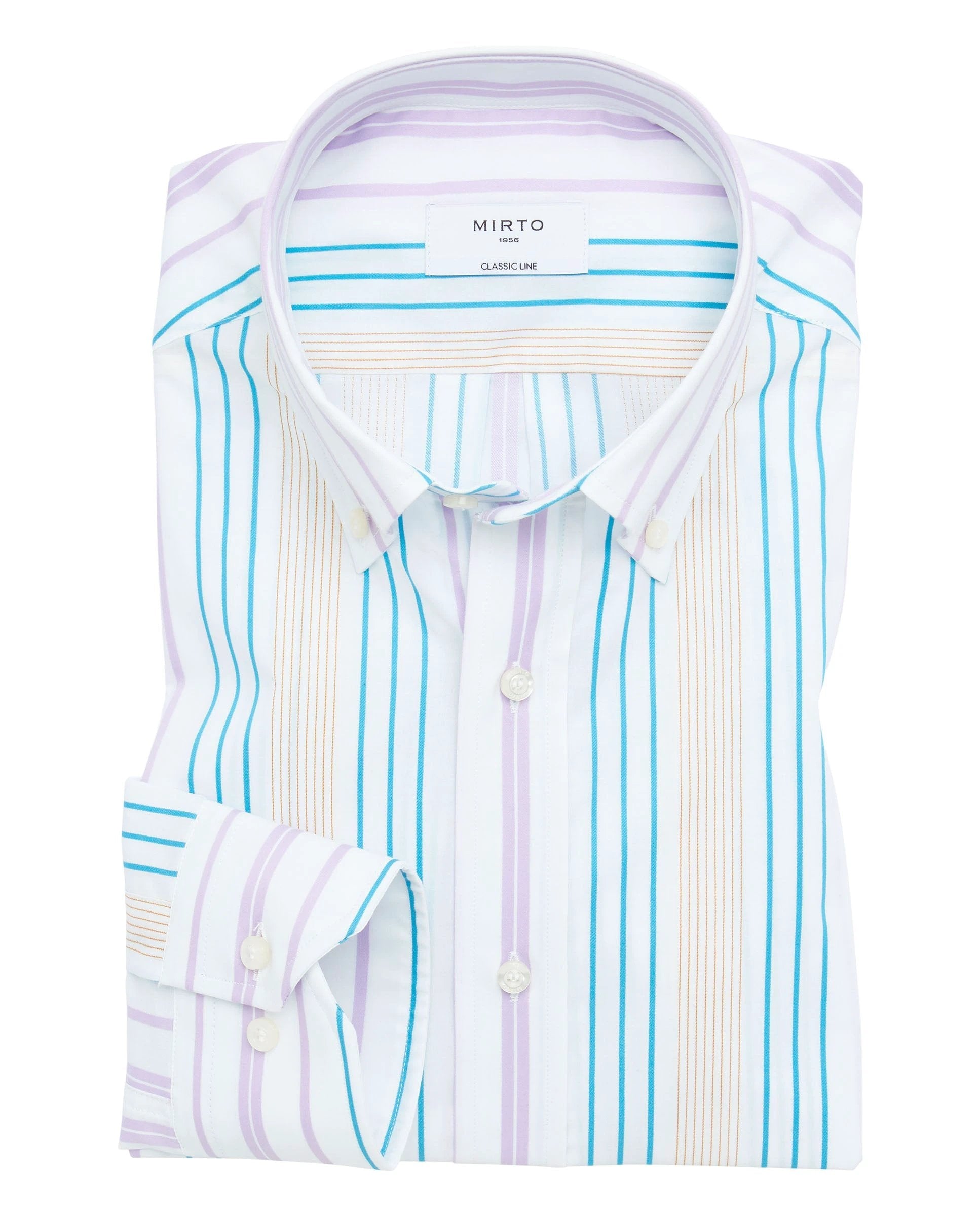 Camisa Mirto Mangas Largas Rayas Para Caballeros by Mirto