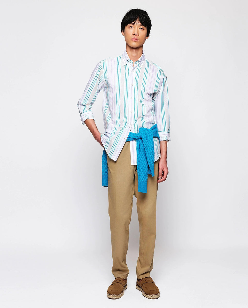 Camisa Mirto Mangas Largas Rayas Para Caballeros by Mirto