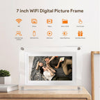 Portarretrato Digital HD WIFI 7" Video/Fotos