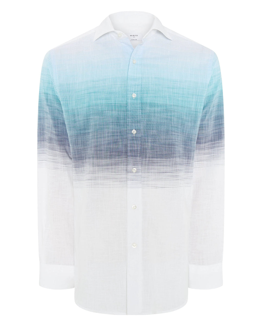 Camisa Mirto Mangas Largas Estampada Para Caballeros by Mirto