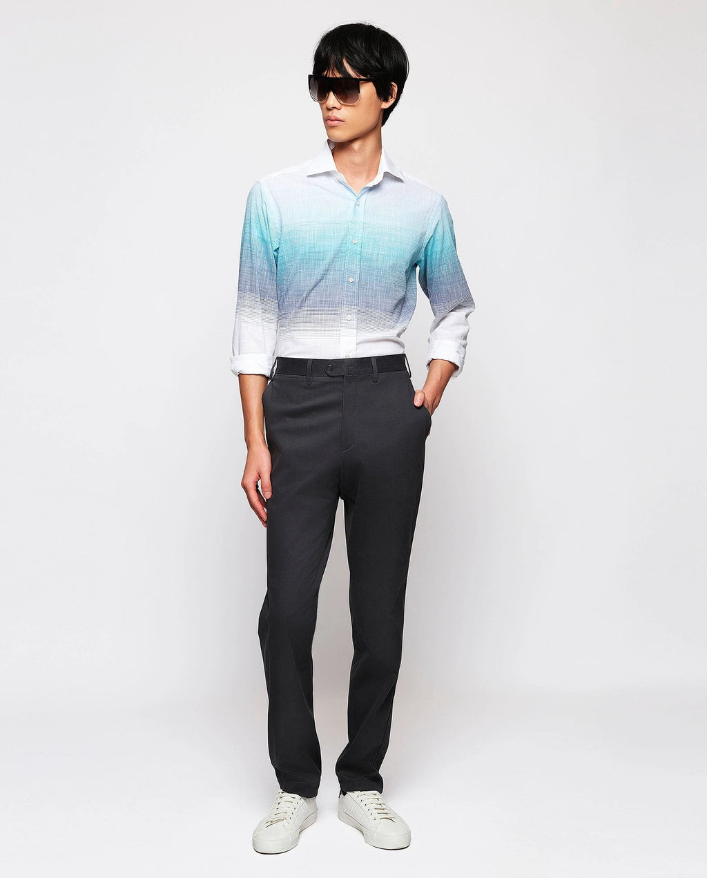 Camisa Mirto Mangas Largas Estampada Para Caballeros by Mirto