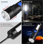 Linterna LED Recargable USB De Alta Potencia XH-P50