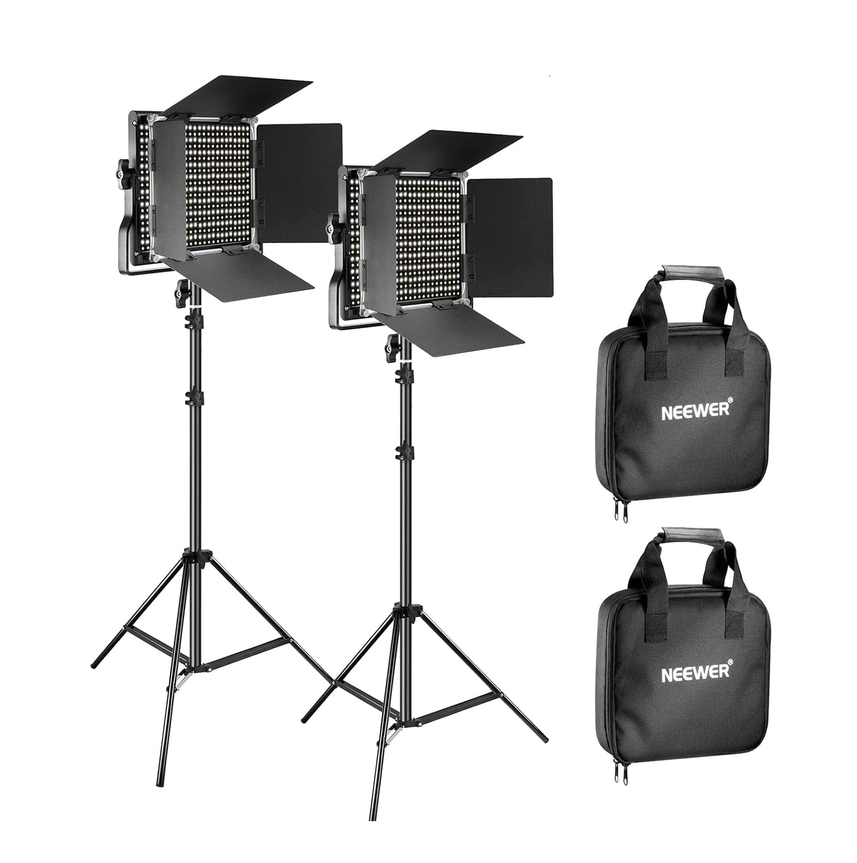 Kit De Iluminación LED NEEWER + Tripodes