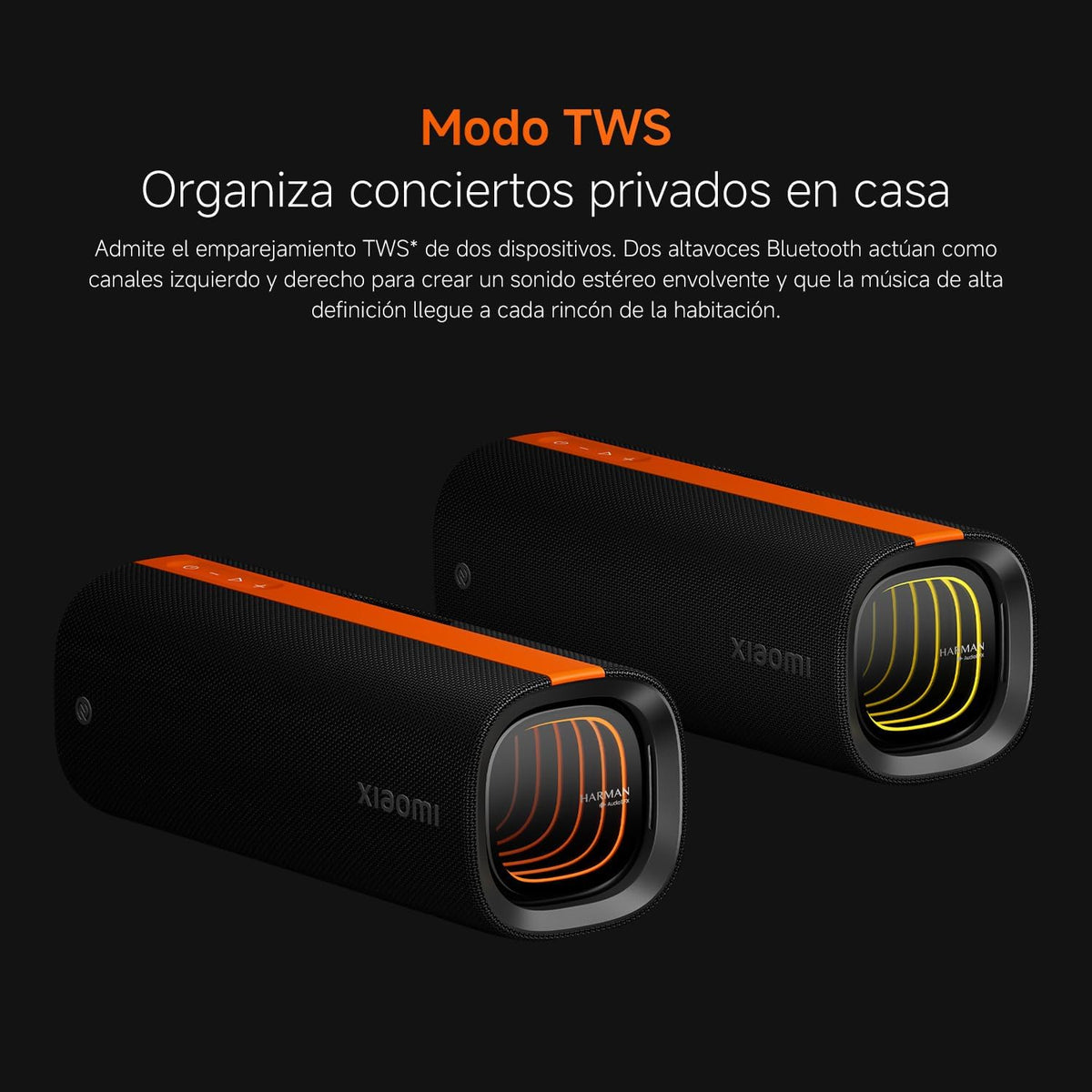 Bocina Bluetooth Portatil Xiaomi Sound Party 50W – con Luces LED 3D y Hasta 26 Horas de Reproducción