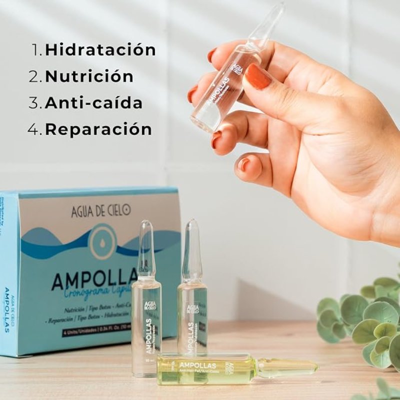 AGUA DE CIELO AMPOLLA CRONOGRAMA CAPILAR (UNIDADES)