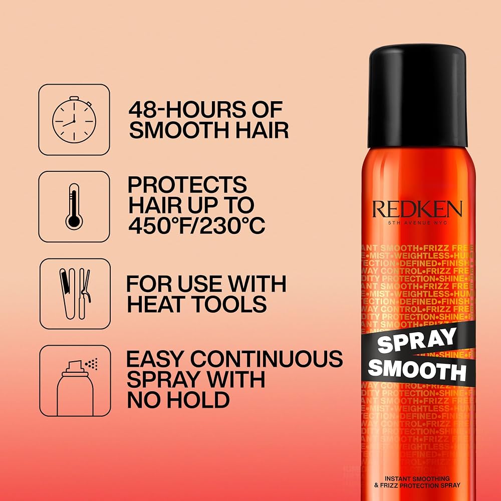 REDKEN SMOOTH SPRAY ANTI FRIZZ TREATMENT 7.5 oz