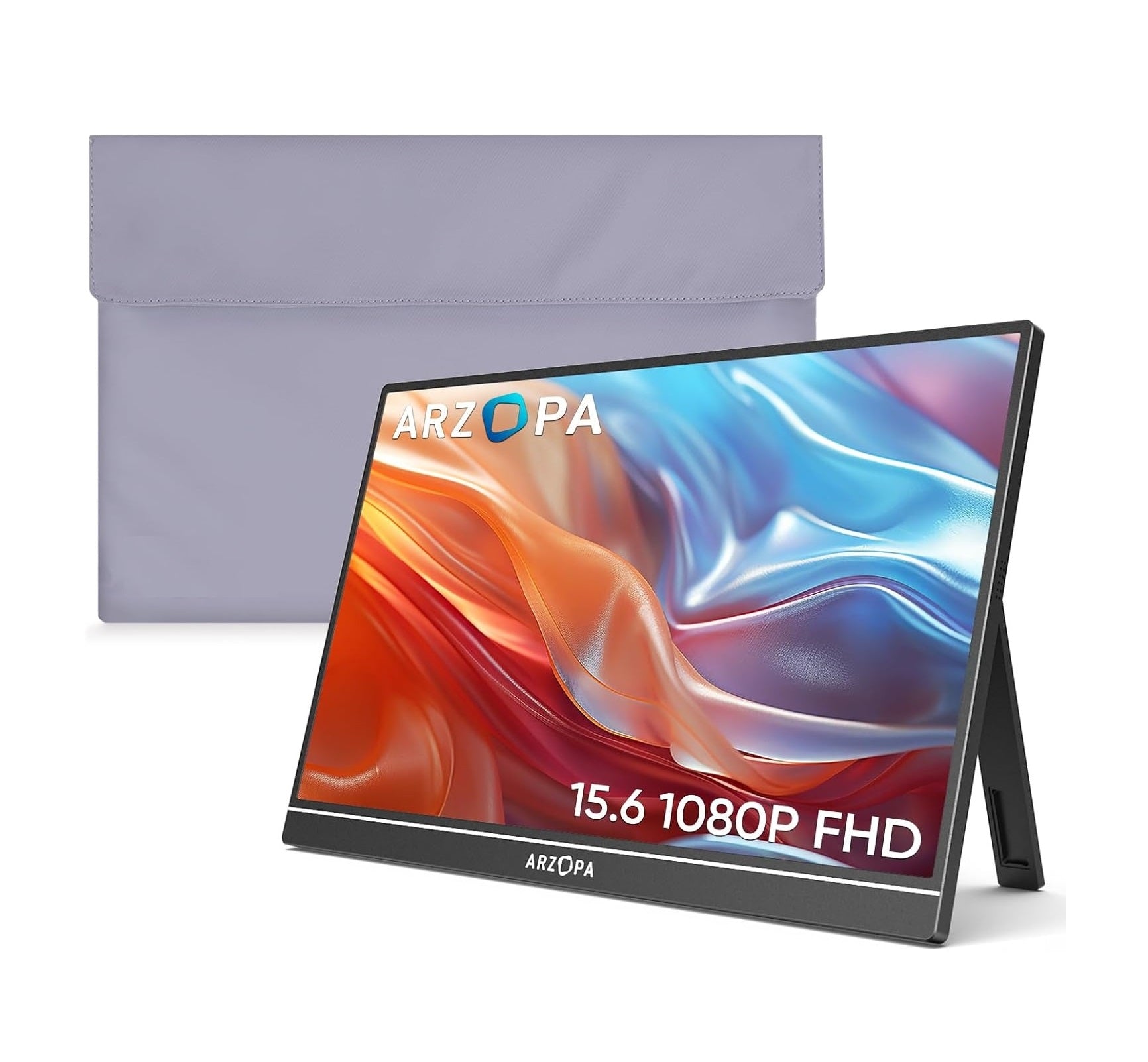 Monitor Portátil Arzopa Series S 15.6” FHD 1080P Pantalla IPS Ultra Delgada Plug &amp; Play