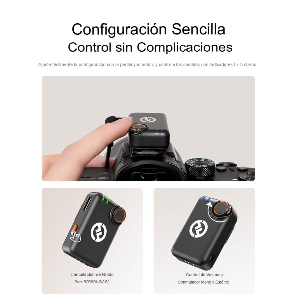 Microfono Profesional Hollyland Lark M2S Cancelación De Ruido