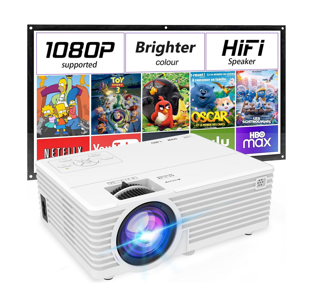 Proyector NISOO Mini Full HD 1080P