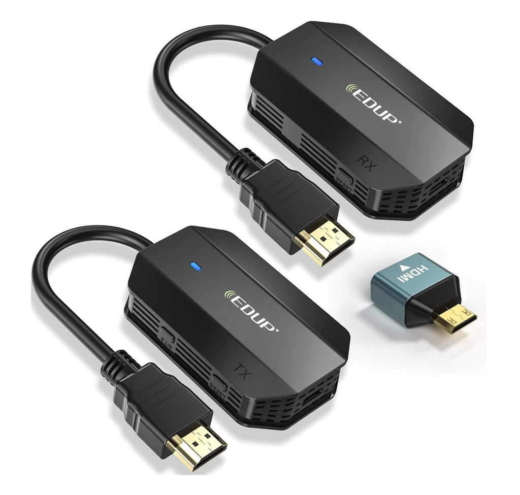 Kit Transmisor HDMI Inalámbrico EDUP 165 ft 1080Px1920
