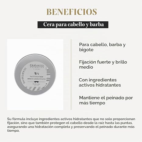 SALERM HOMME CERA BARBA Y PEINADO 100ML