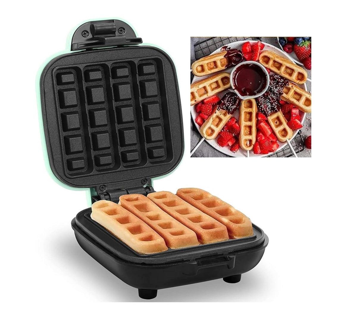 Mini Máquina Para Hacer Waffles