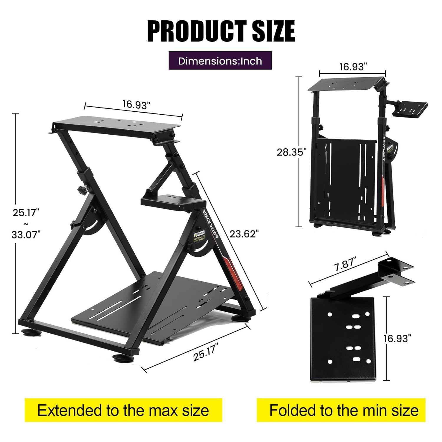 Soporte GTPLAYER Para Volante De Simulación Racing