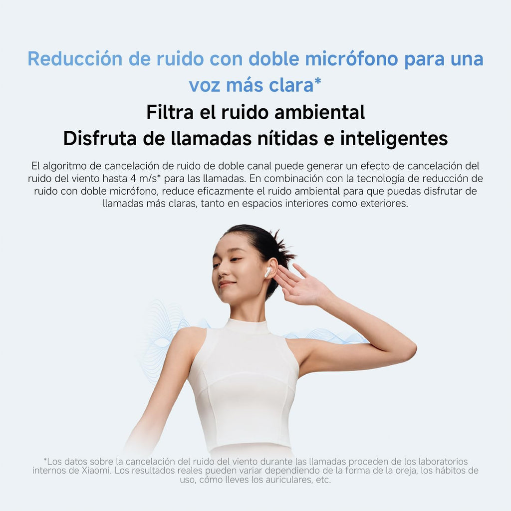 Audífonos Inalámbricos Xiaomi Redmi Buds 6 Active – Sonido Potente y Hasta 30 Horas de Batería