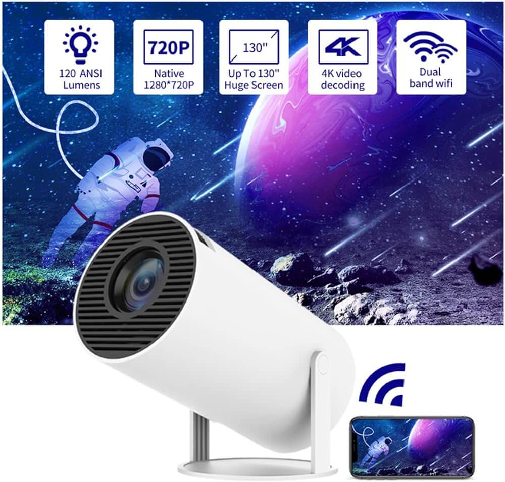 Proyector Mini Portátil HY300 Android 9.0