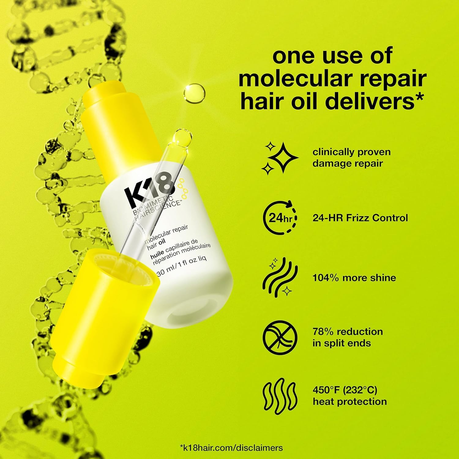 K18 HAIR OIL 30ML