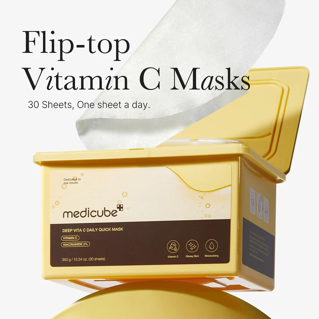 (SB) MEDICUBE DEEP VITA C DAILY QUICK MASK (30PCS)