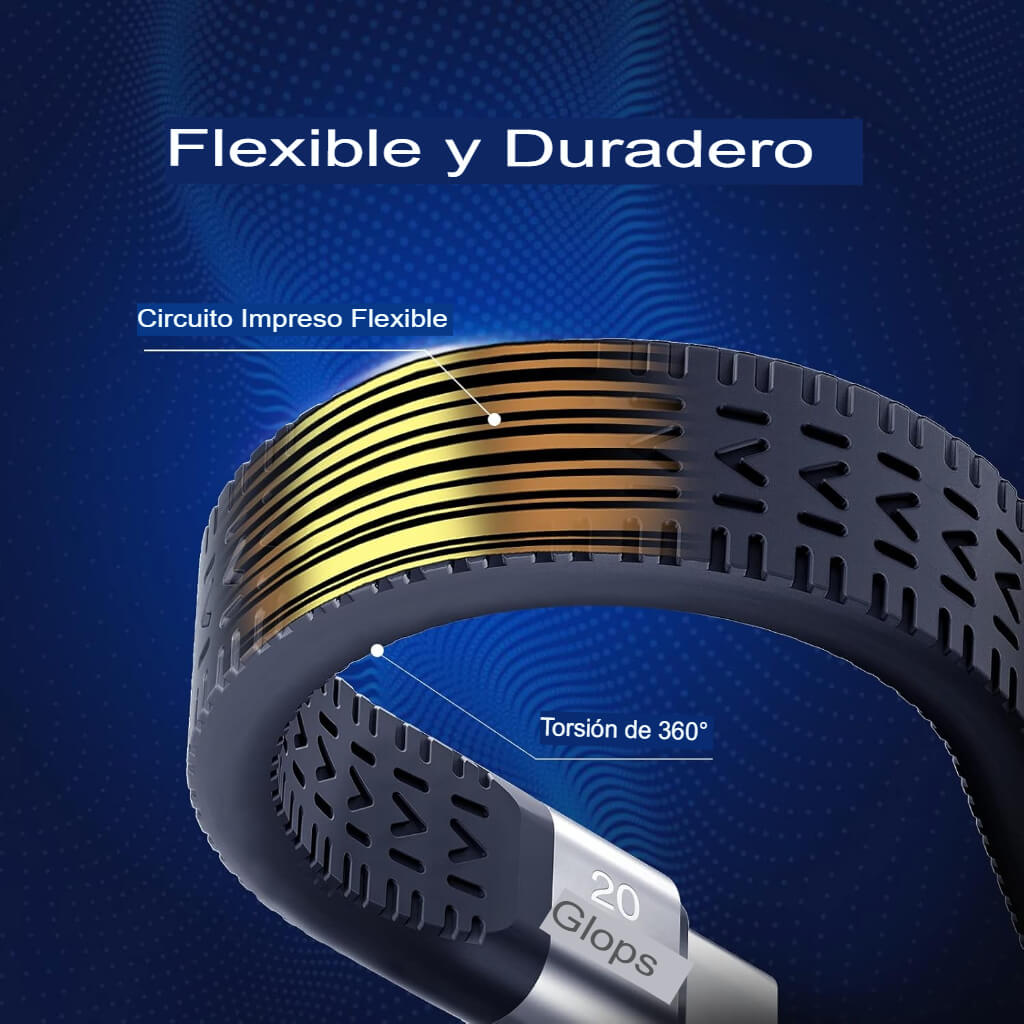 Cable USB-C Corto 5'' Carga Rápida Y Datos PD De 100 W 20Gbps