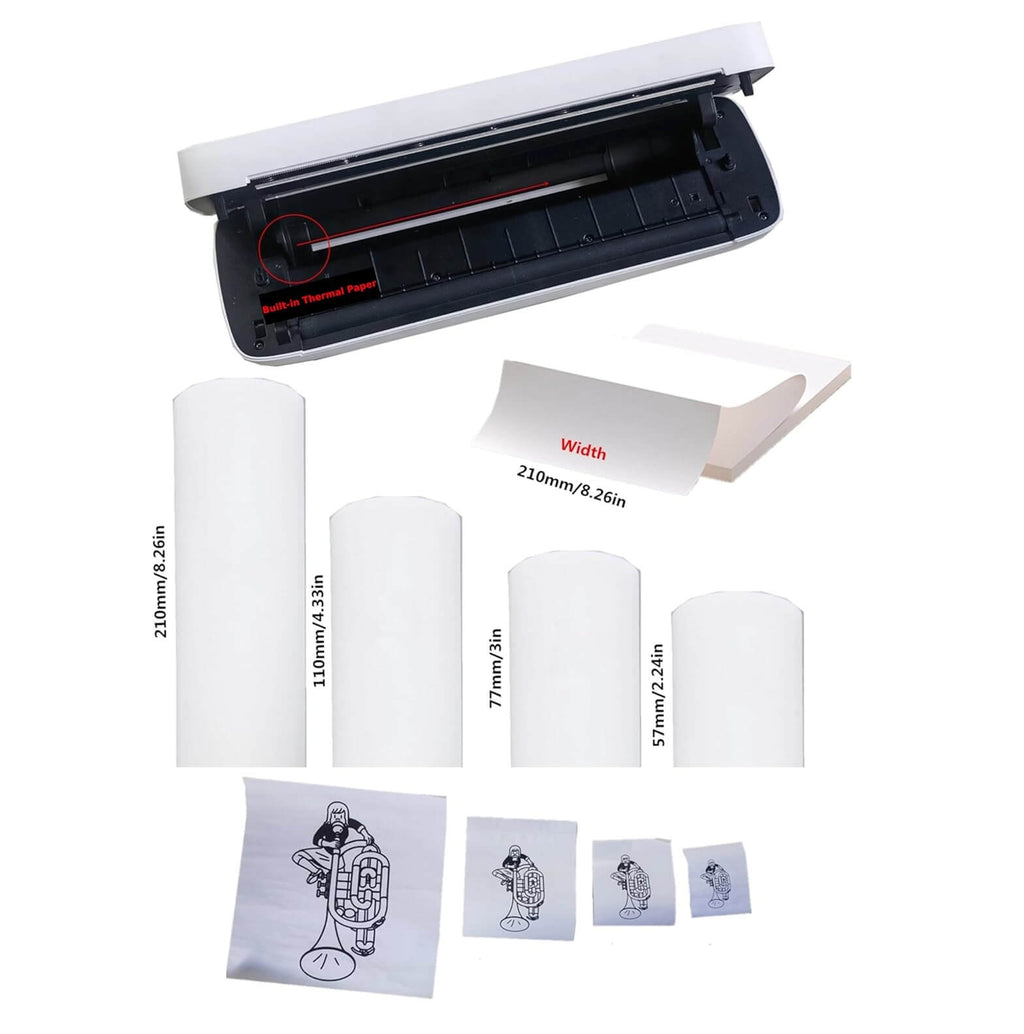 Impresora Portatil Printer Termico A4