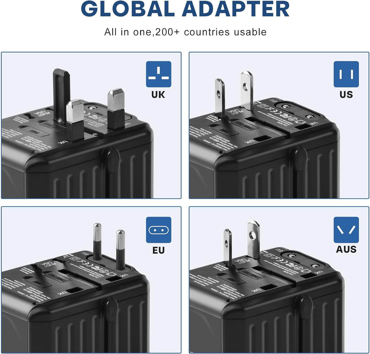 Adaptador de Viaje Internacional 1920W