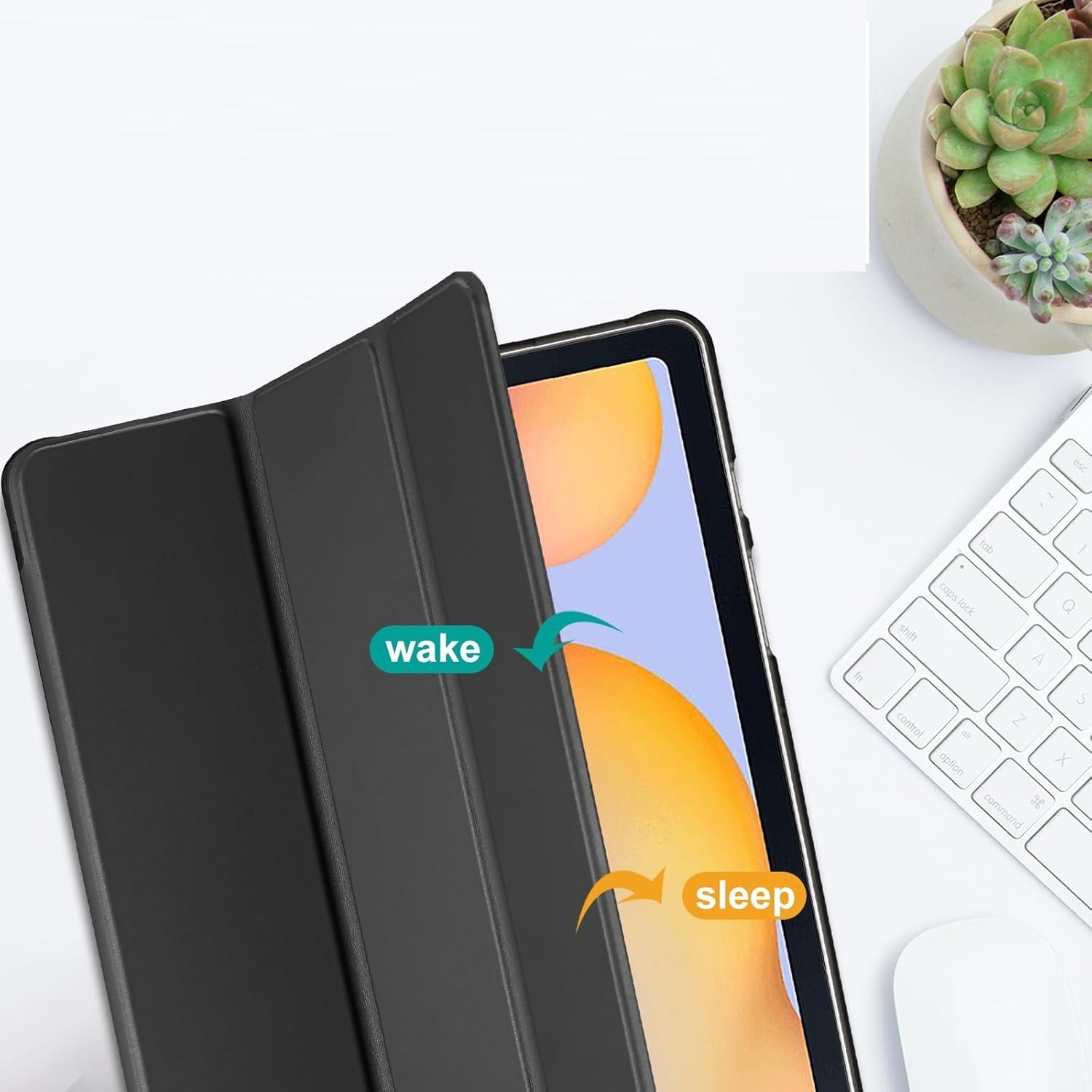 Cover Tipo Libro Para Samsung Tab S6 Lite (10.4 pulgadas)