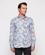 Camisa Mirto Mangas Largas Estampada Para Caballeros by Mirto