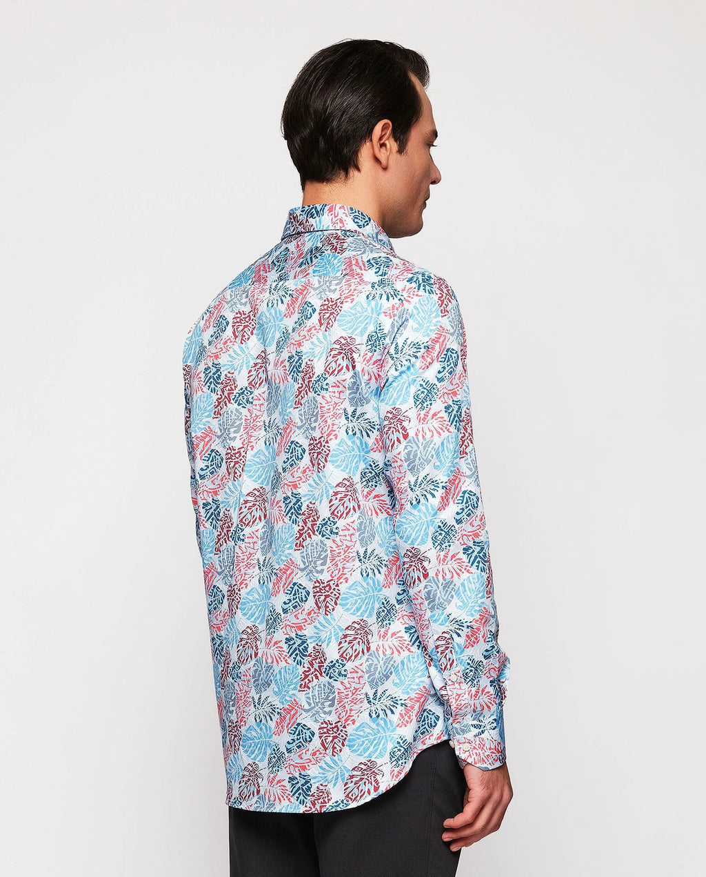 Camisa Mirto Mangas Largas Estampada Para Caballeros by Mirto