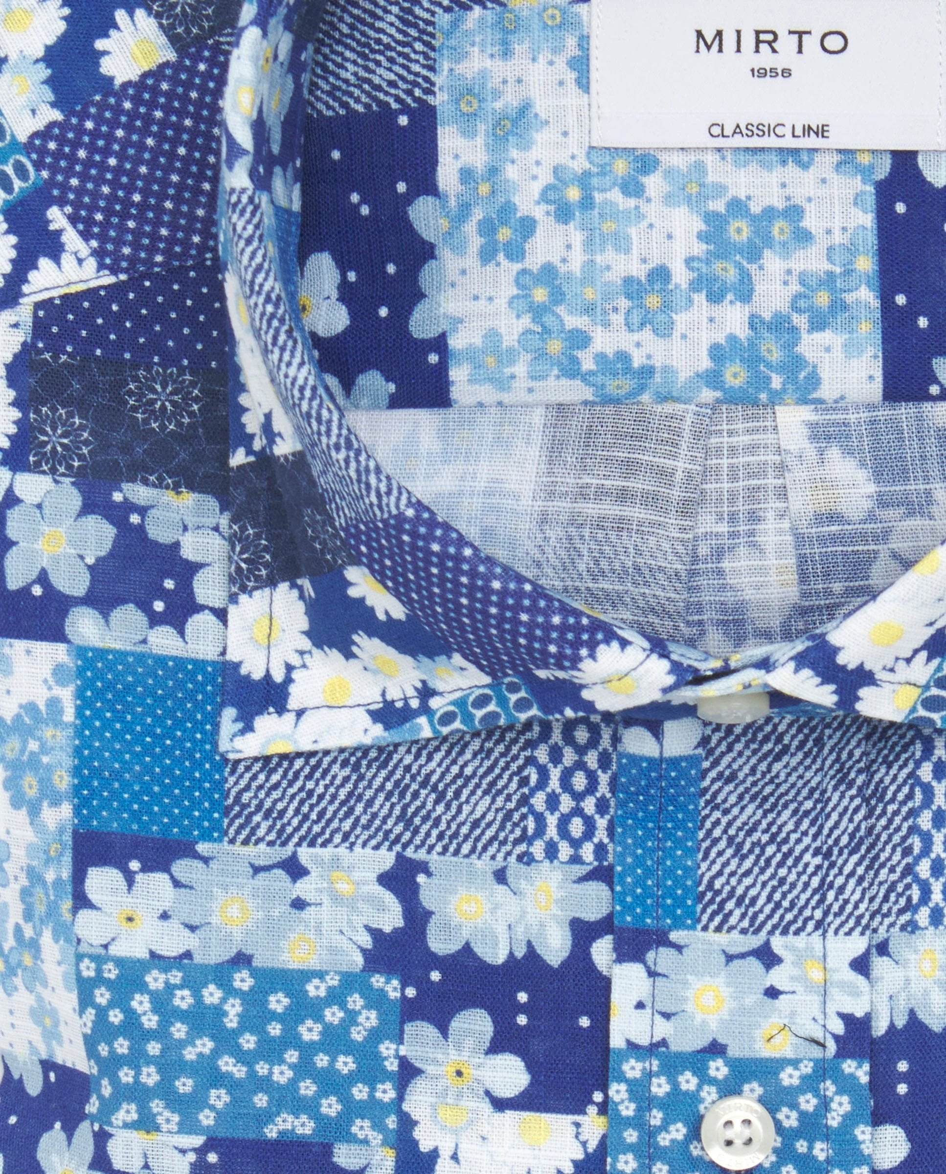 Camisa Mirto Mangas Largas Estampada Para Caballeros by Mirto