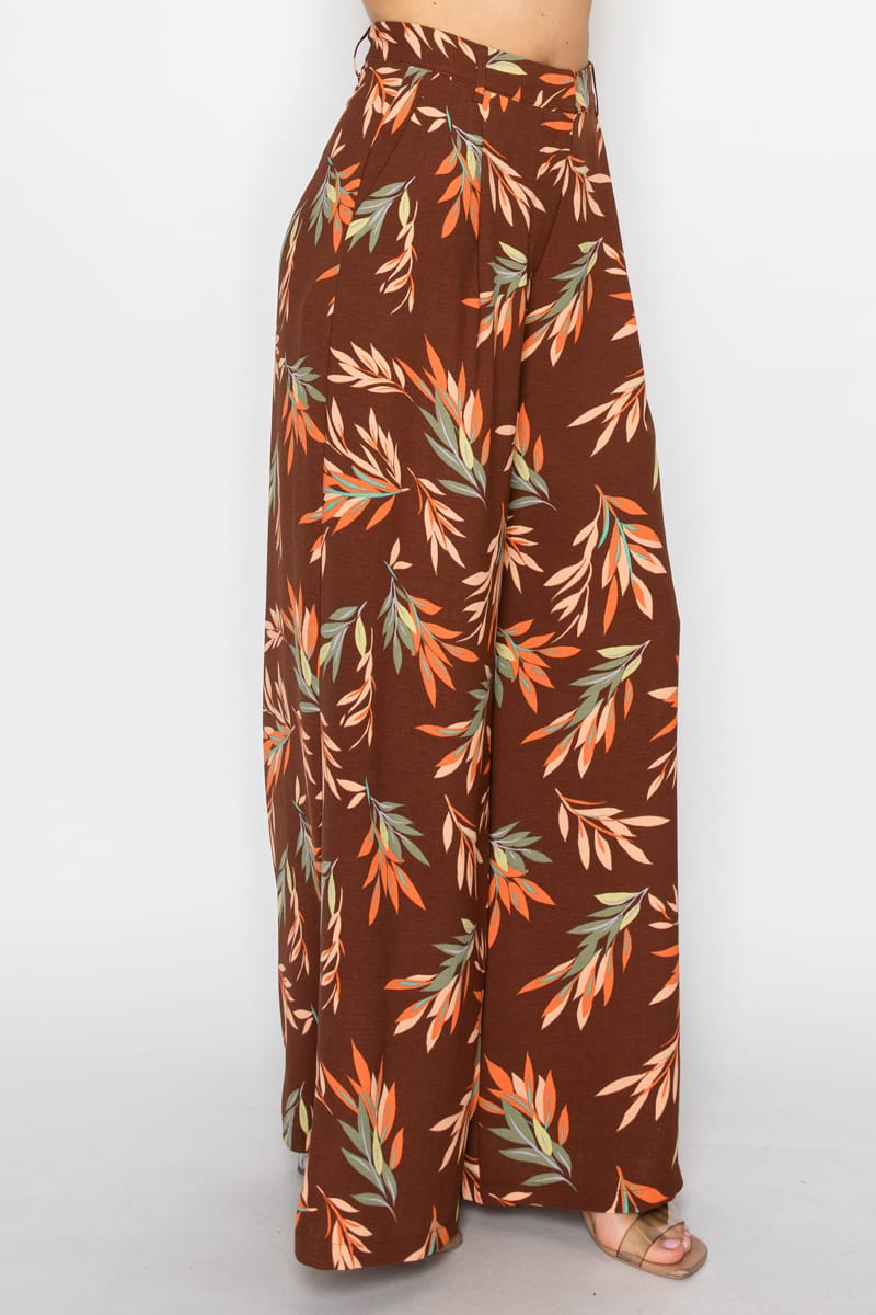 Pantalones White Rhino Hojas para Damas