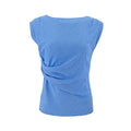 Blusa White Rhino sin Mangas Corrugada para Damas – CHAMBRAY