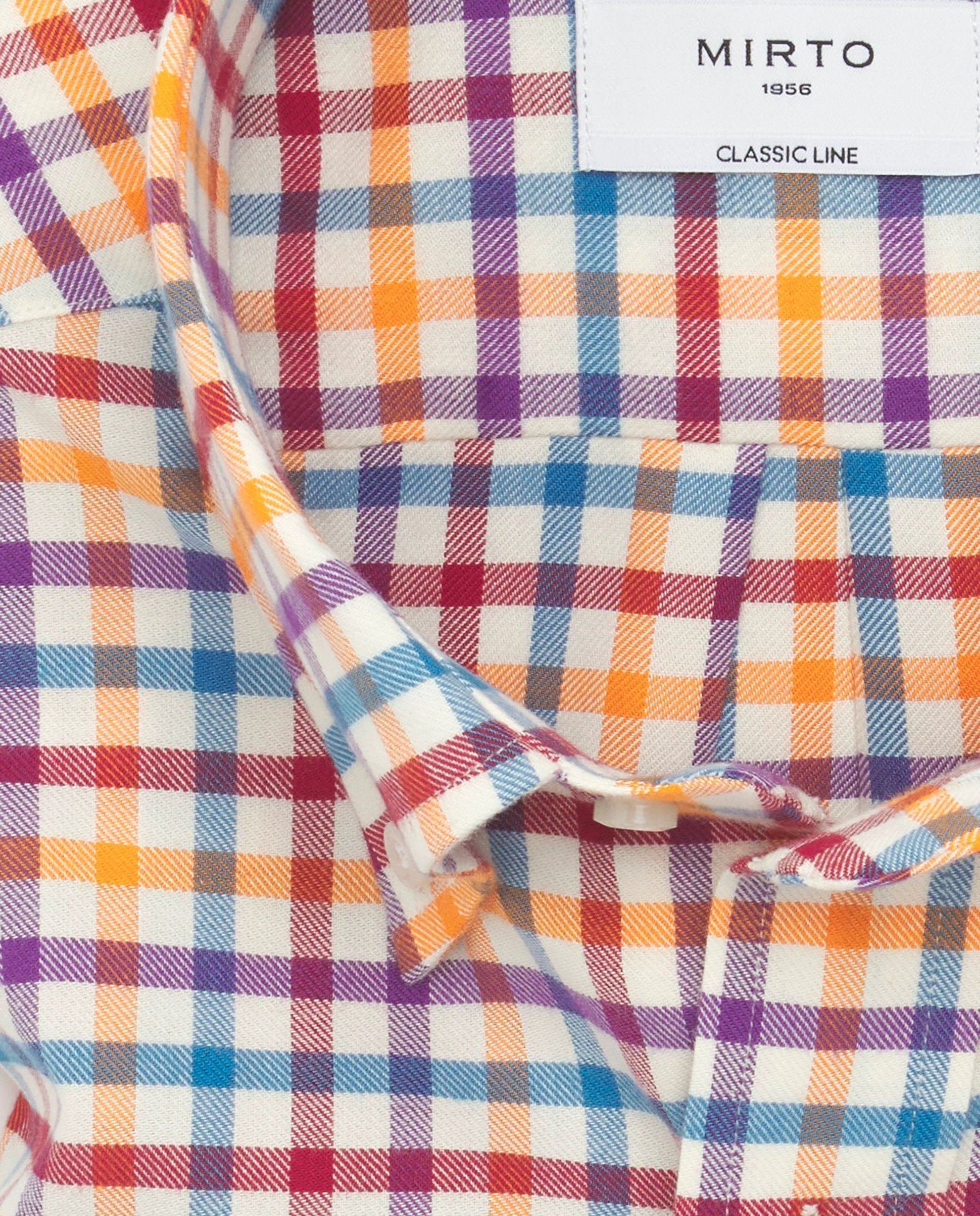 Camisa Mirto Mangas Largas Cuadros Para Caballeros by Mirto