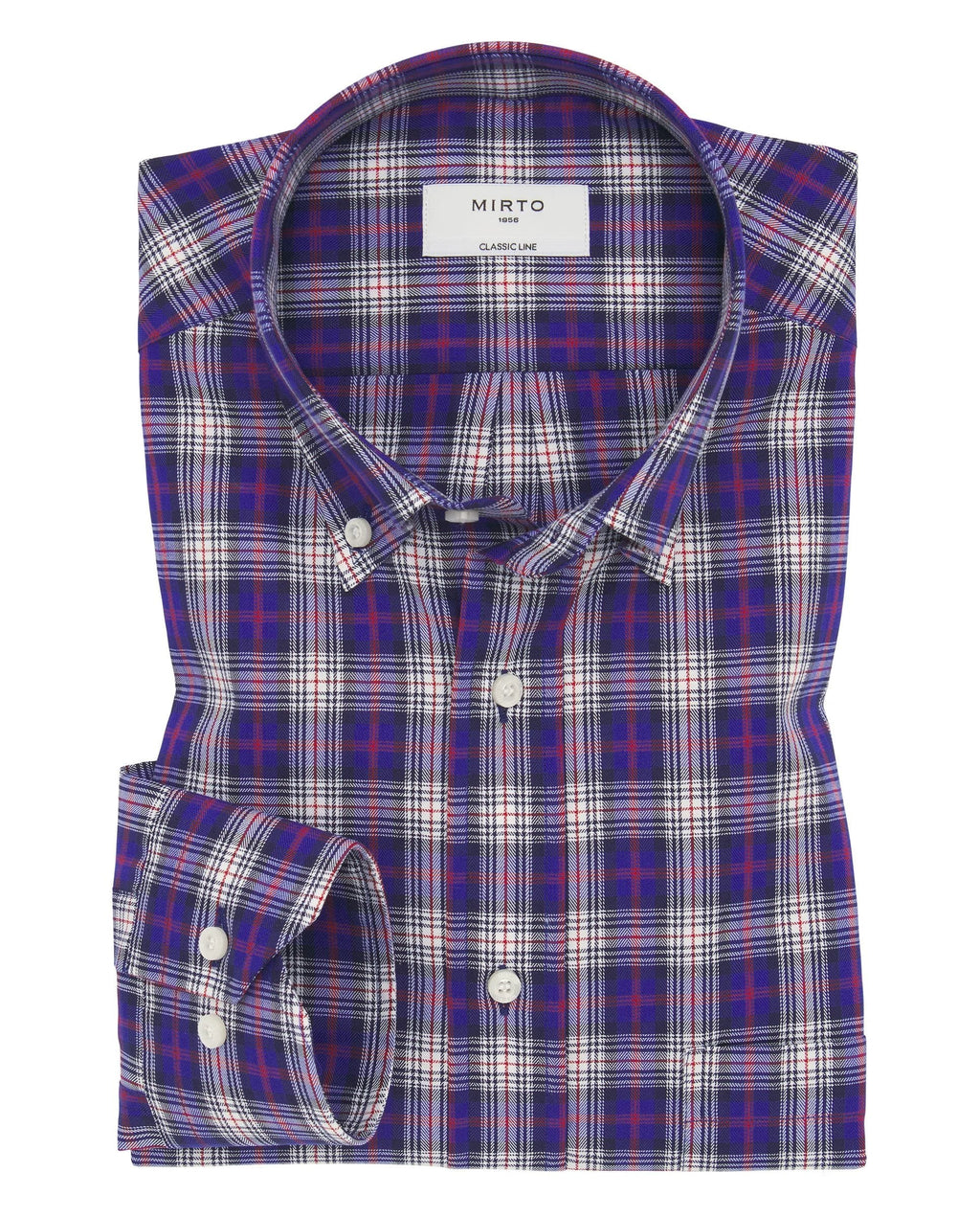 Camisa Mirto Mangas Largas Cuadros Para Caballeros by Mirto