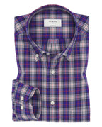 Camisa Mirto Mangas Largas Cuadros Para Caballeros by Mirto
