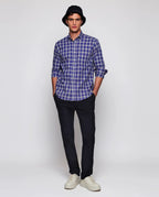 Camisa Mirto Mangas Largas Cuadros Para Caballeros by Mirto