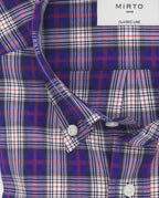 Camisa Mirto Mangas Largas Cuadros Para Caballeros by Mirto