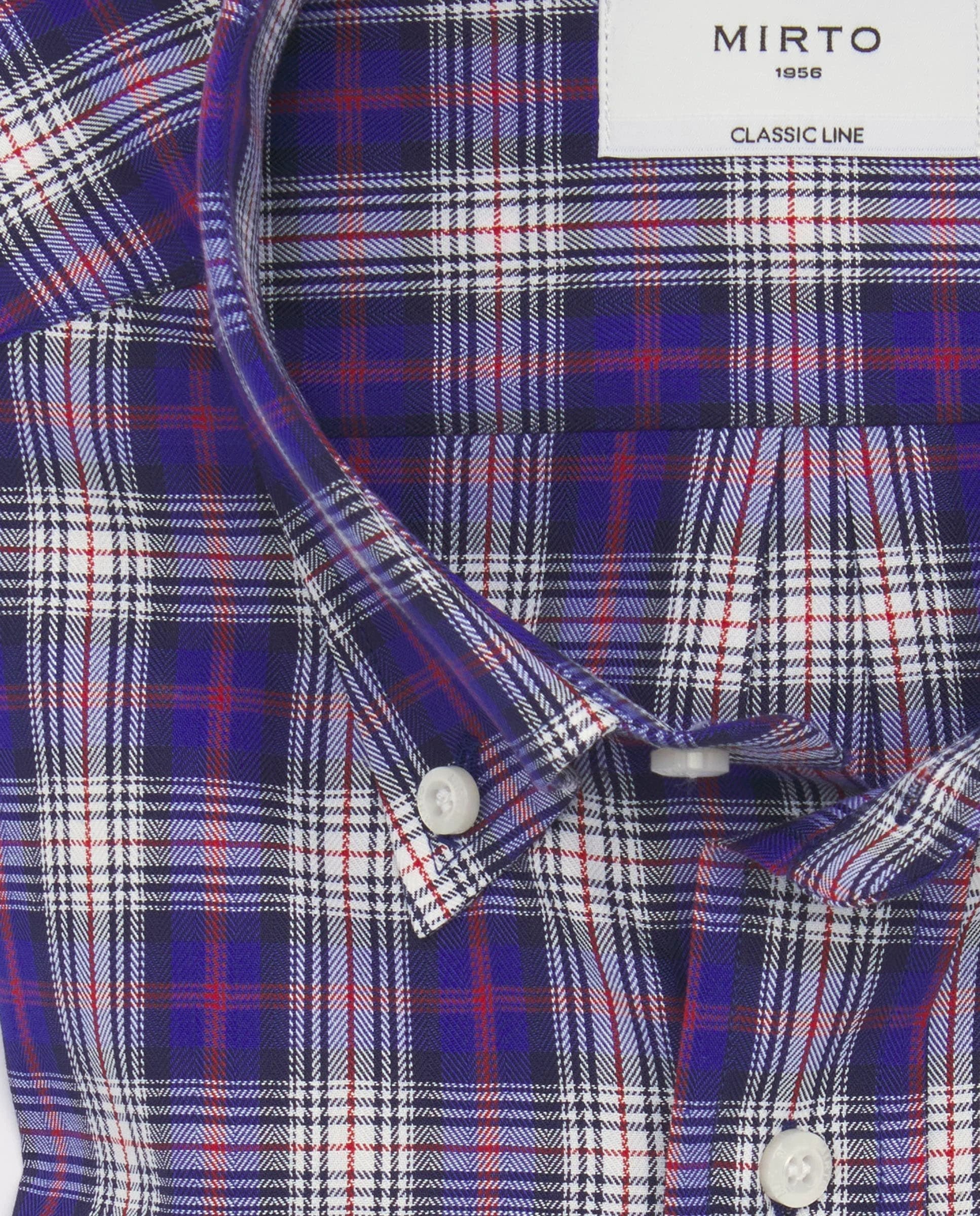 Camisa Mirto Mangas Largas Cuadros Para Caballeros by Mirto