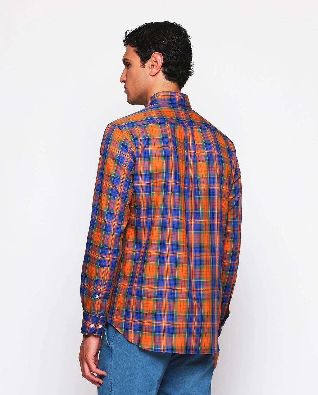 Camisa Mirto Mangas Largas Cuadros Para Caballeros by Mirto