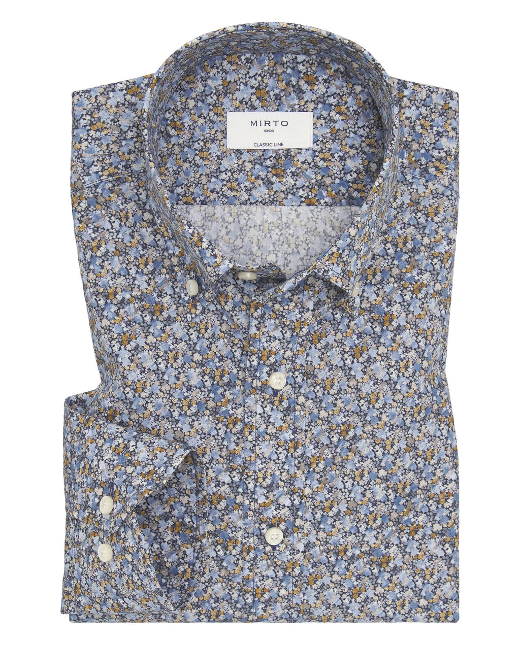 Camisa Mirto Mangas Largas Estampada Para Caballeros by Mirto