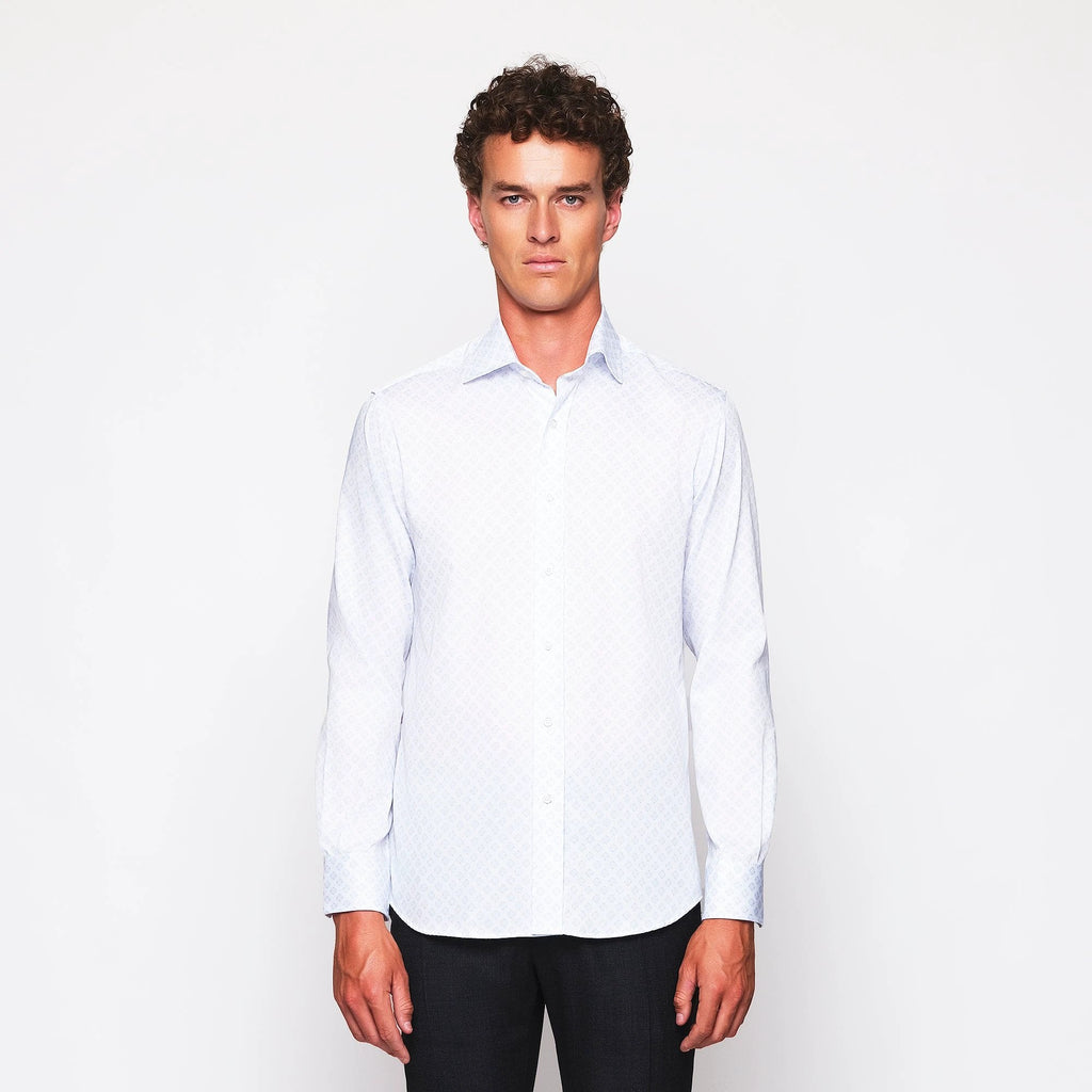 Camisa Mirto Mangas Largas Estampada Para Caballeros by Mirto