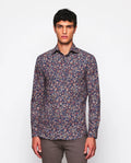 Camisa Mirto Mangas Largas Estampada Para Caballeros by Mirto
