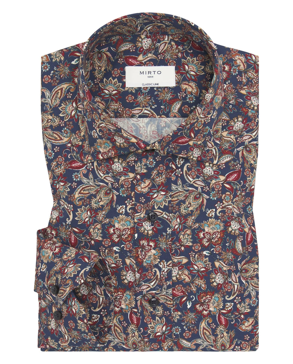 Camisa Mirto Mangas Largas Estampada Para Caballeros by Mirto