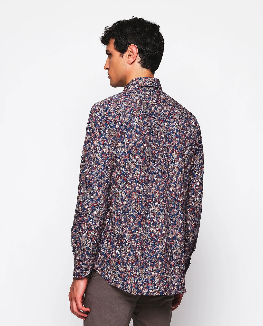 Camisa Mirto Mangas Largas Estampada Para Caballeros by Mirto