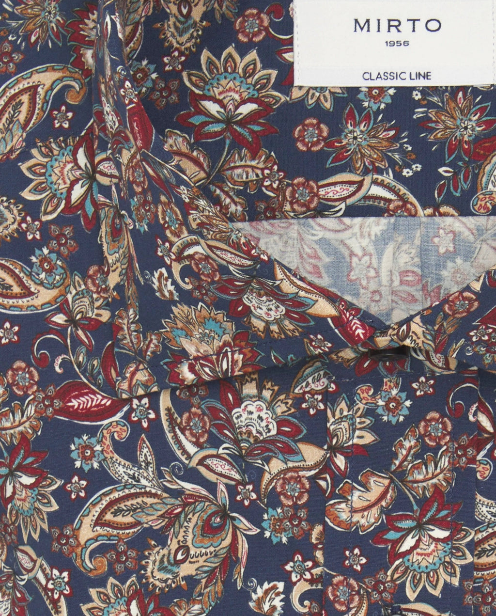 Camisa Mirto Mangas Largas Estampada Para Caballeros by Mirto