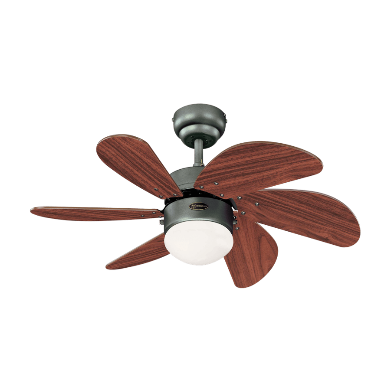 ABANICO DE TECHO 30" TURBO SWIRL ROSEWOOD