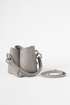 Tulip Mini Bucket Bag, Marble Gray