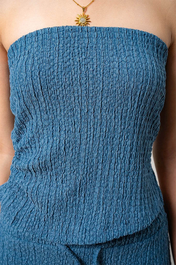 TOP STRAPLESS TEXTURA R-C 8711.