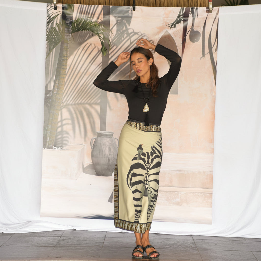 Pareo Sarong 001 – Zebra Art