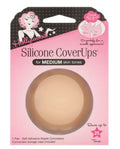 HOLLYWOOD FASHION SECRETS SILICONE COVERUPS SIZE 1 MEDIUM (1 PAR, REUSABLE)
